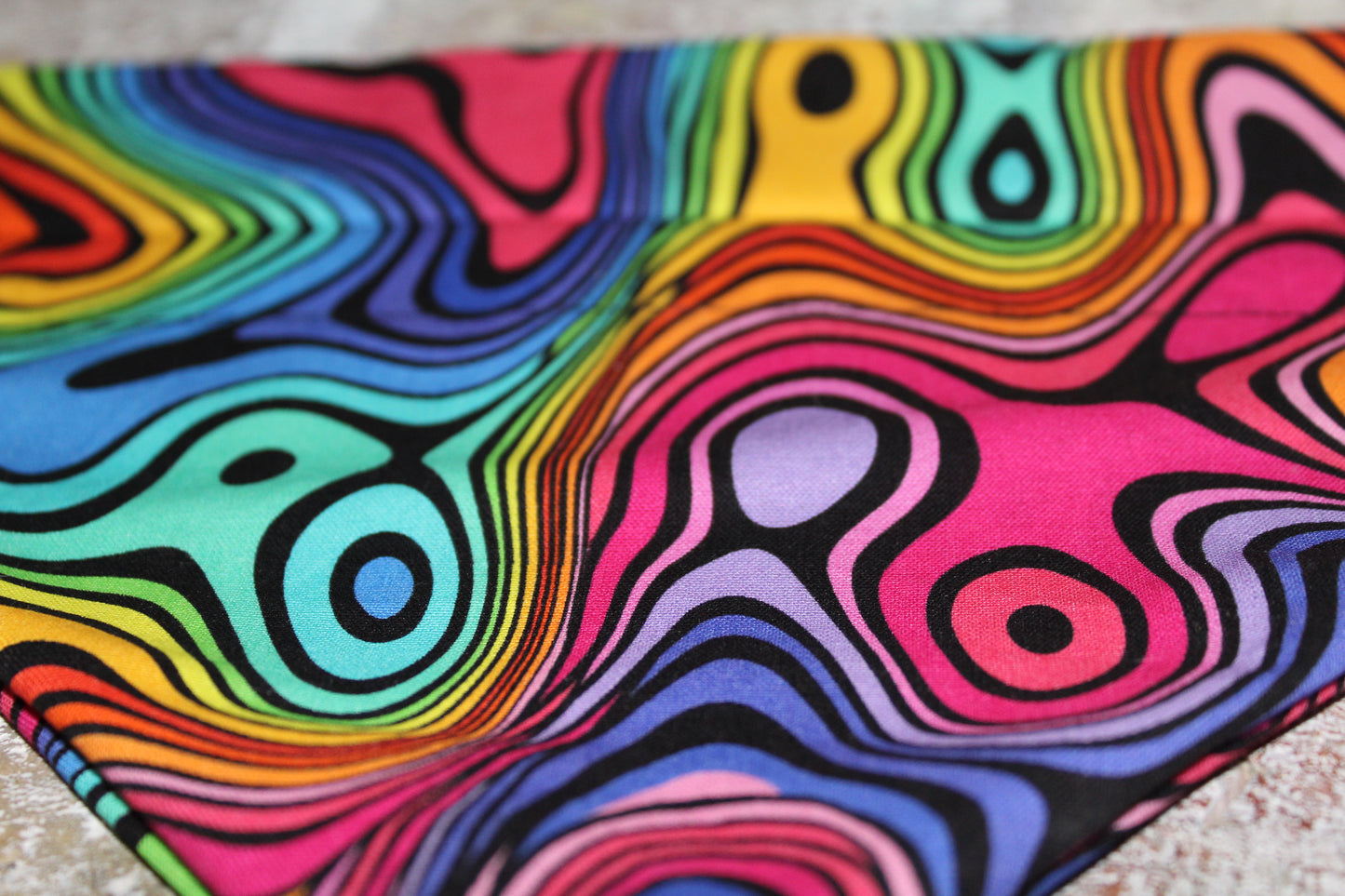 70's Trippy Dog Bandana