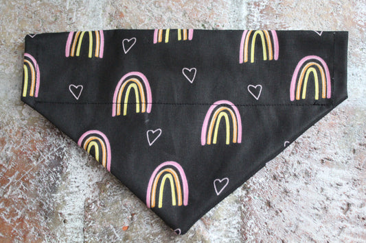 Minimal Rainbow Dog Bandana