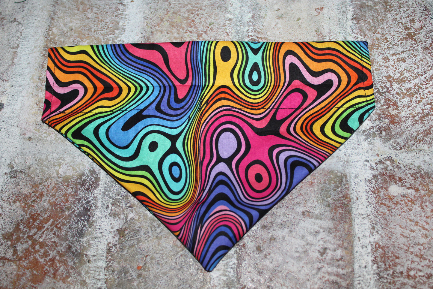 70's Trippy Dog Bandana