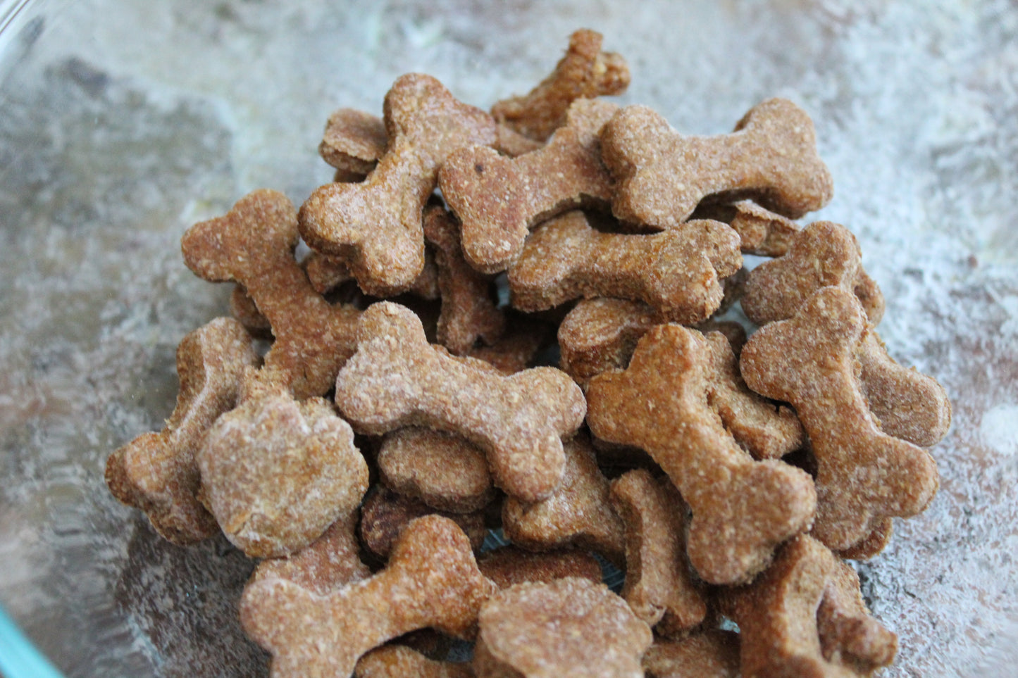 Peanut Butter and Banana Dog Biscuits Small