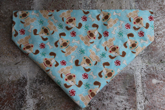 Glitter Gingerbread Dog Bandana